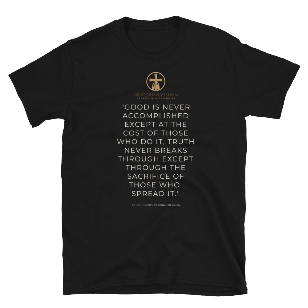 High Quality Printed T-Shirt | Unisex T-Shirt | Oratorian Wisdom