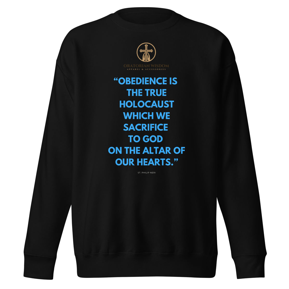 Classic Cotton Sweatshirt | Printed Sweatshirt | Oratorian Wisdom