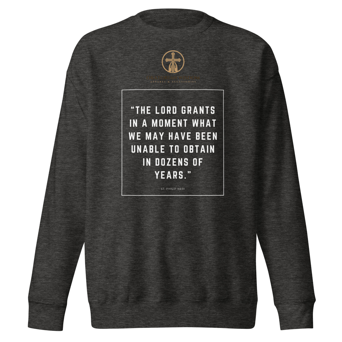 Classic Printed Sweatshirt | Unisex Sweatshirt | Oratorian Wisdom