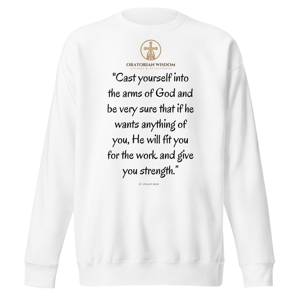 Classic Cotton Sweatshirt | Unisex Sweatshirt | Oratorian Wisdom