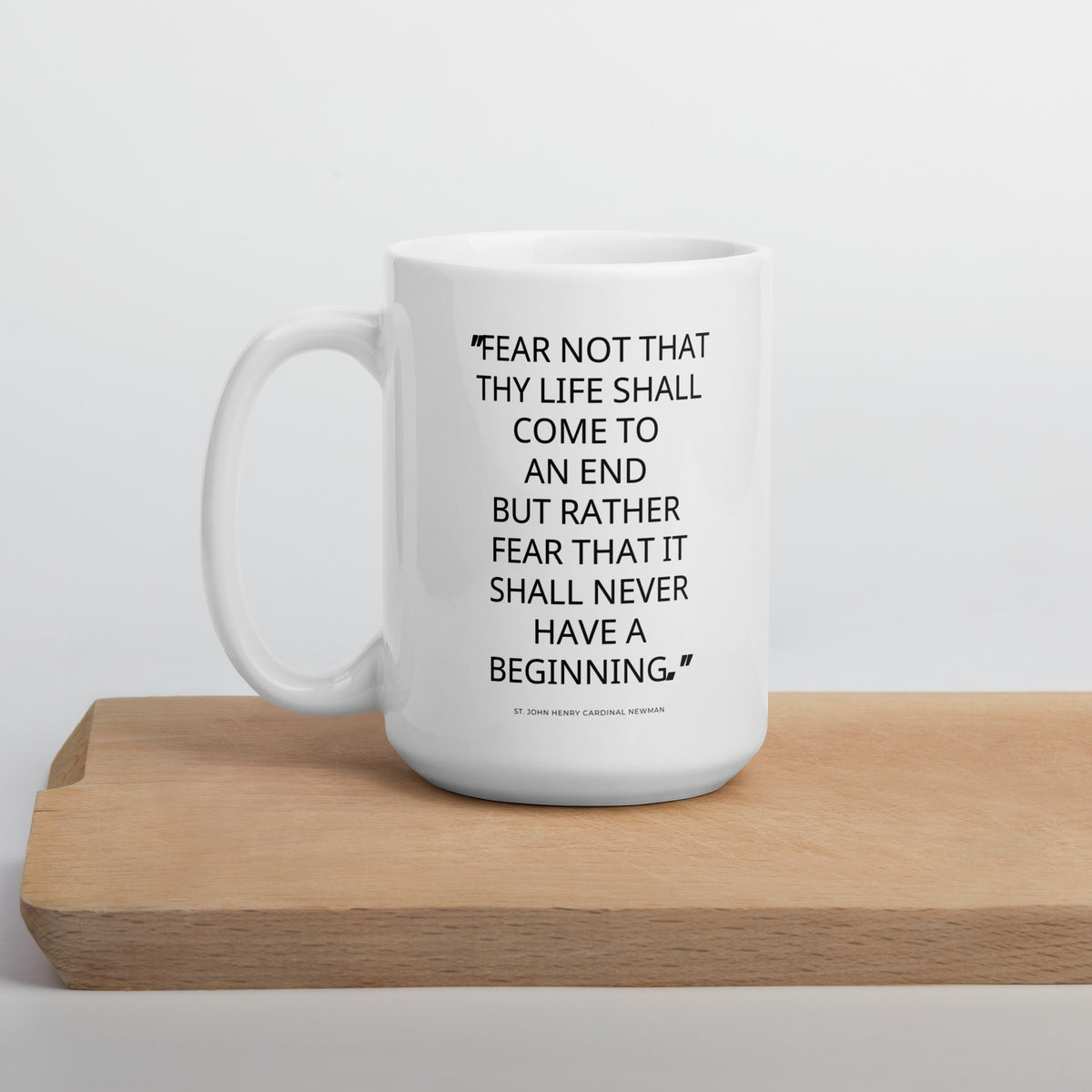 Ceramic Coffee Mug | Ceramic Glossy Mug | Oratorian Wisdom
